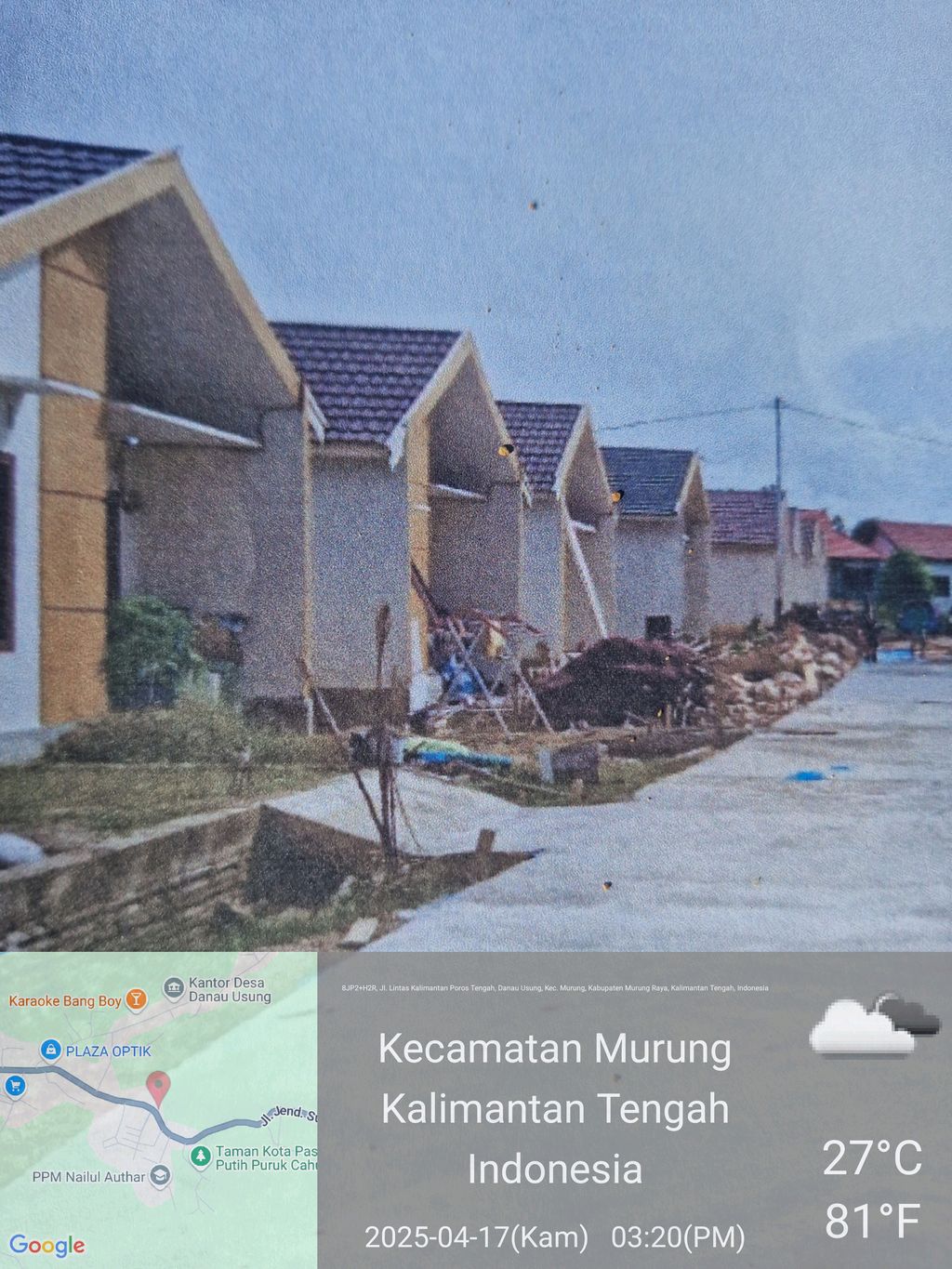 foto posisi tengah perumahan GRIYA MILLENIAL 3