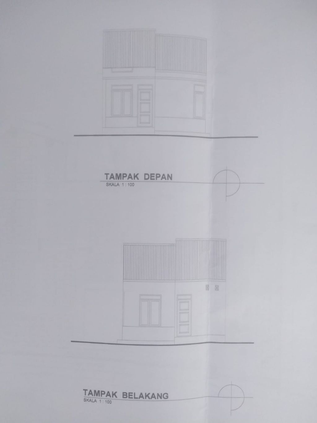 foto denah rumah tipe 36 perumahan PERUMAHAN ADE GRAHA BUMI ASRI