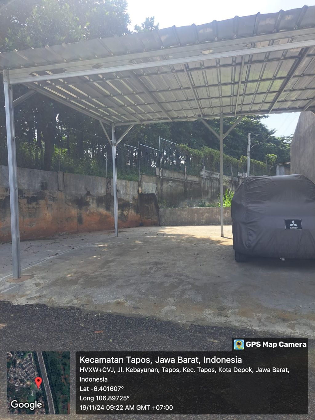 foto tampak rumah tipe 5/116 perumahan BUMI CIMANGGIS INDAH 2