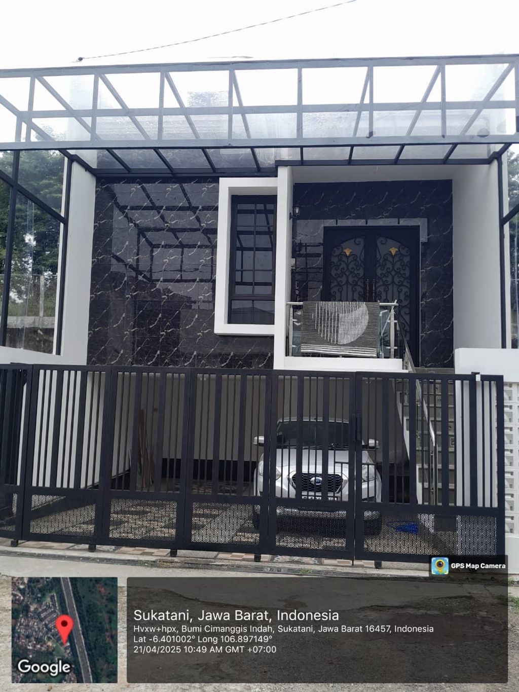 foto tampak rumah tipe 77/102 perumahan BUMI CIMANGGIS INDAH 2
