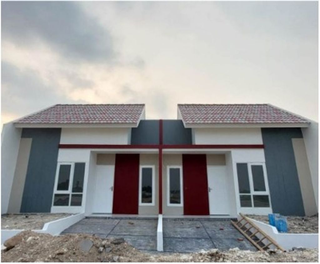 foto tampak rumah tipe MAWAR KOMERSIL perumahan GRAHA DELTA NUSAMAS