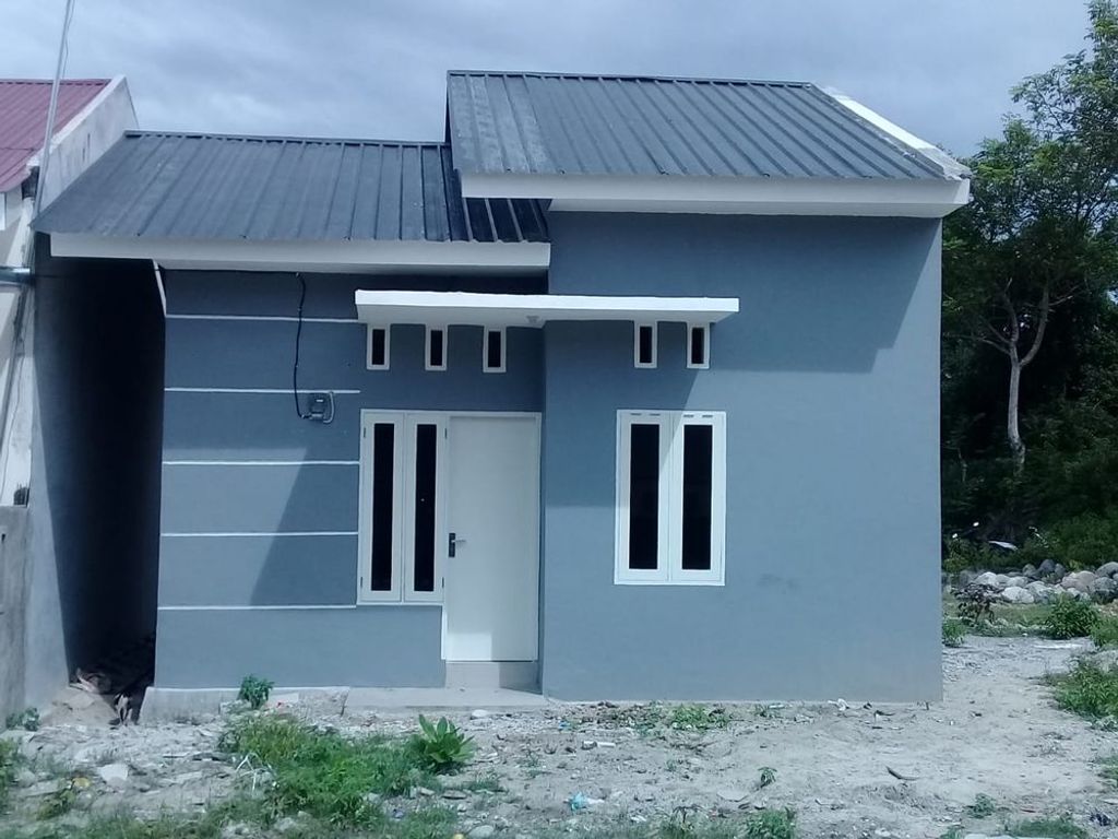 foto tampak rumah tipe 36 perumahan Logo Indah Permai