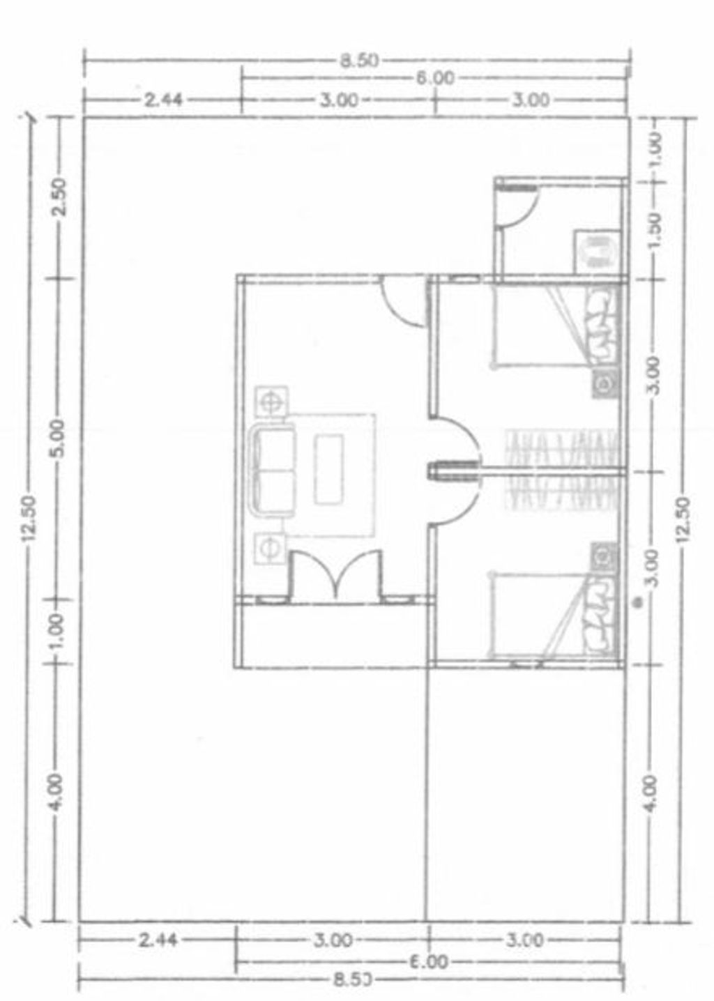 foto denah rumah tipe 36 perumahan ALMAYRA RESIDENCE
