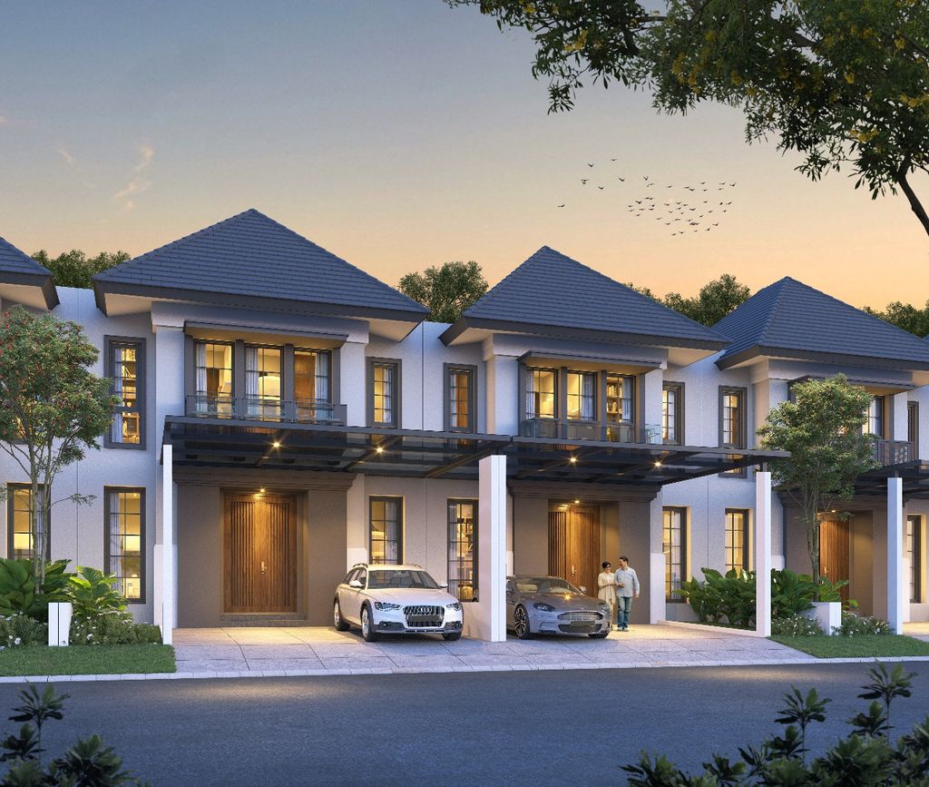 foto tampak rumah tipe Veldoven Executive perumahan CITRAHARMONI - CLUSTER CAMBRIDGE 2