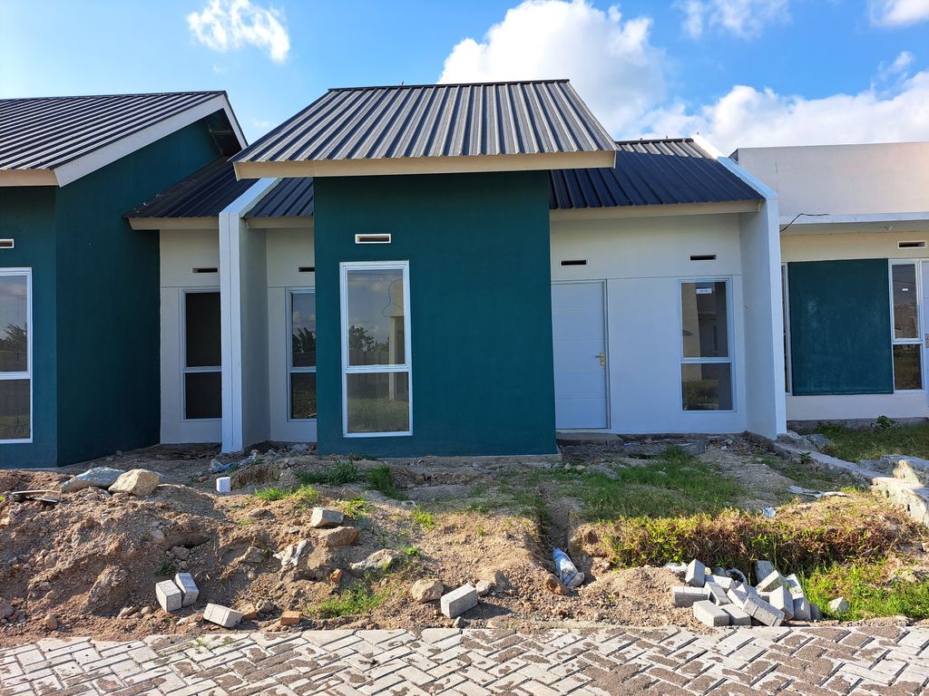 foto tampak rumah tipe 30 perumahan GARDENIA RAYA 5