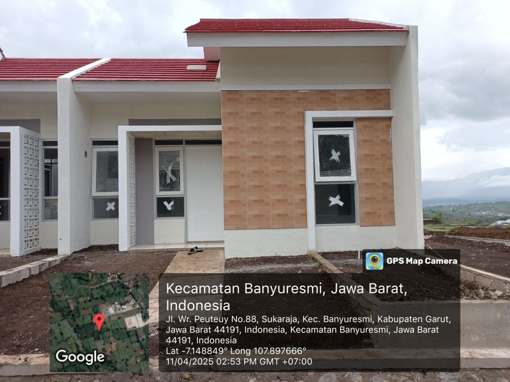 foto tampak rumah tipe 30/60 perumahan BUANA GARUT RAYA