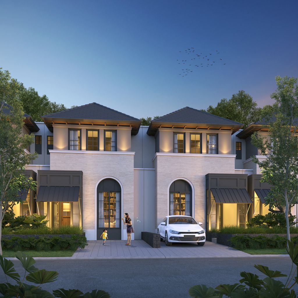 foto tampak rumah tipe BRISTOL perumahan CITRALAND PUNCAK TIDAR MALANG TAHAP II