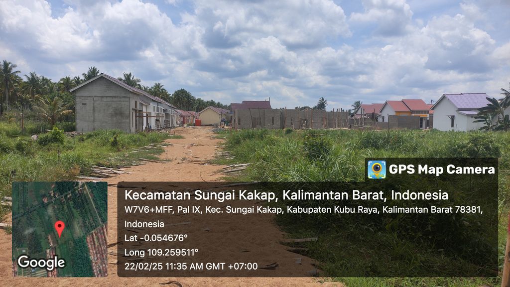 foto posisi tengah perumahan Grand Milenial Residence Tahap 2