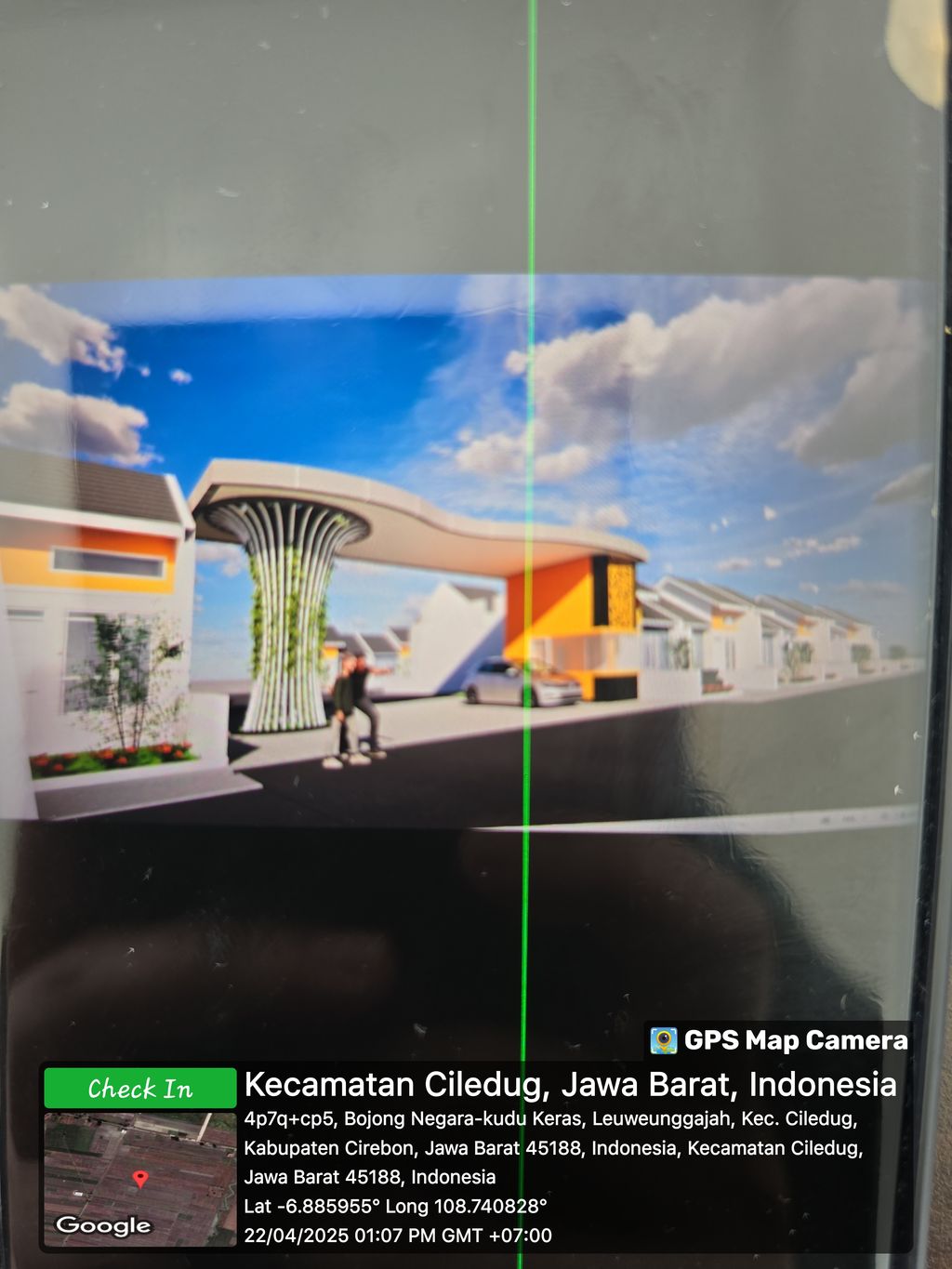 foto gerbang perumahan Grand Metro Ciledug