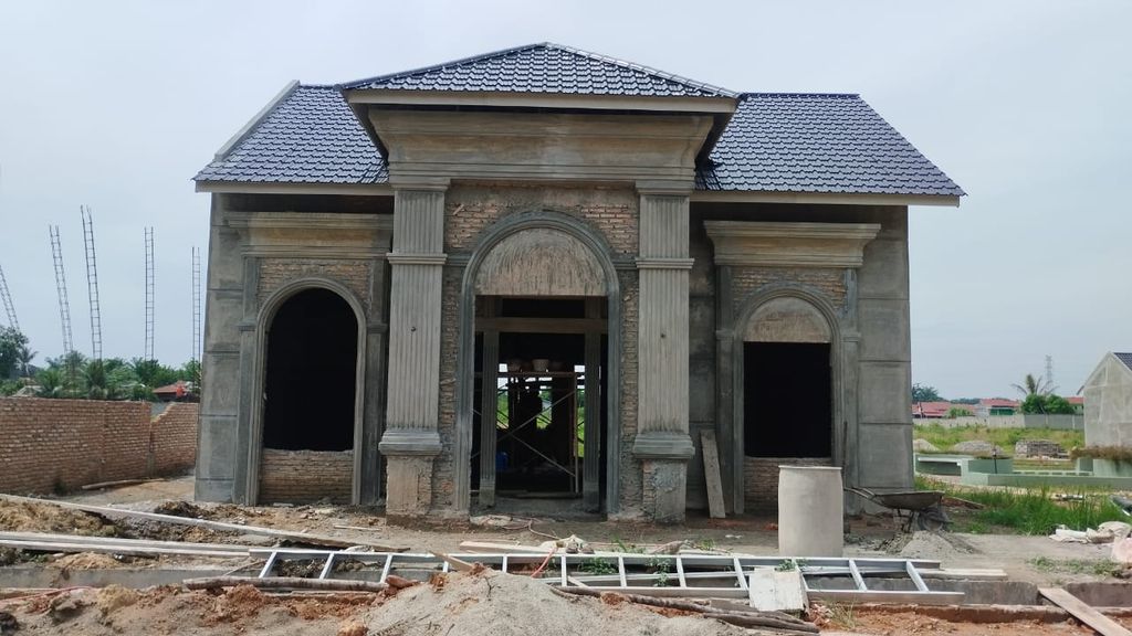 foto denah rumah tipe 82 perumahan HARMONI REGENCY