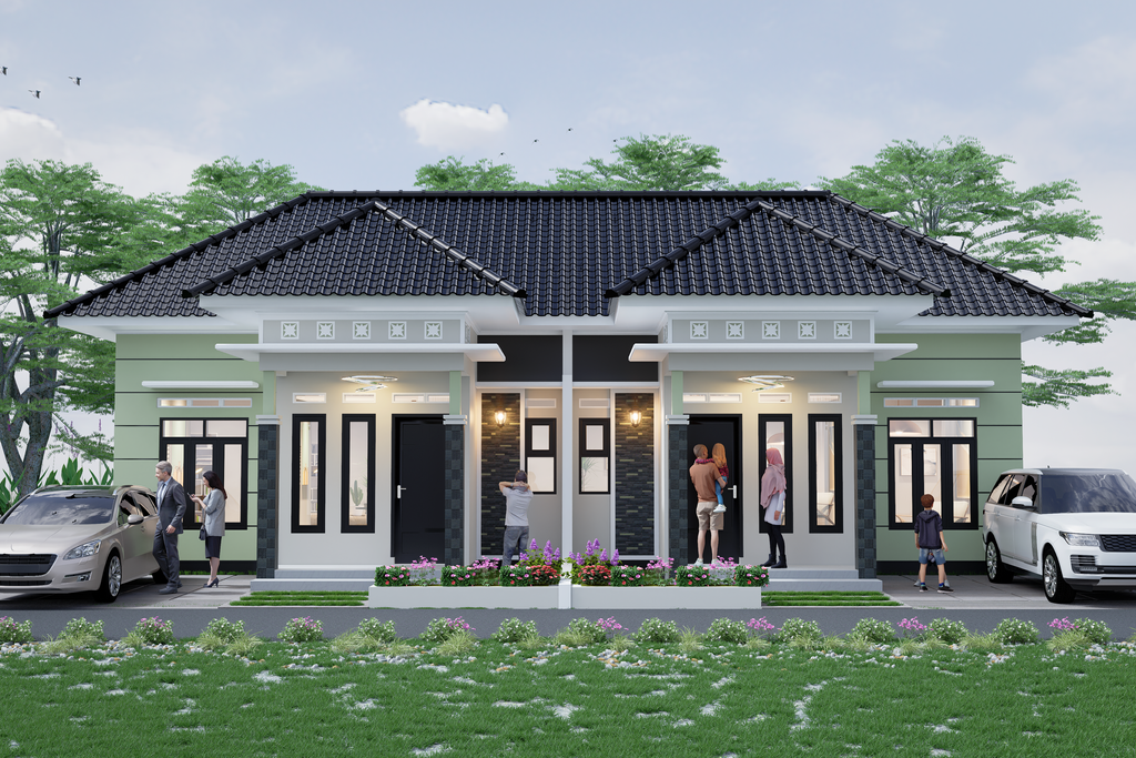 foto tampak rumah tipe Subsidi 36 perumahan GRIYA EDI PENI 2