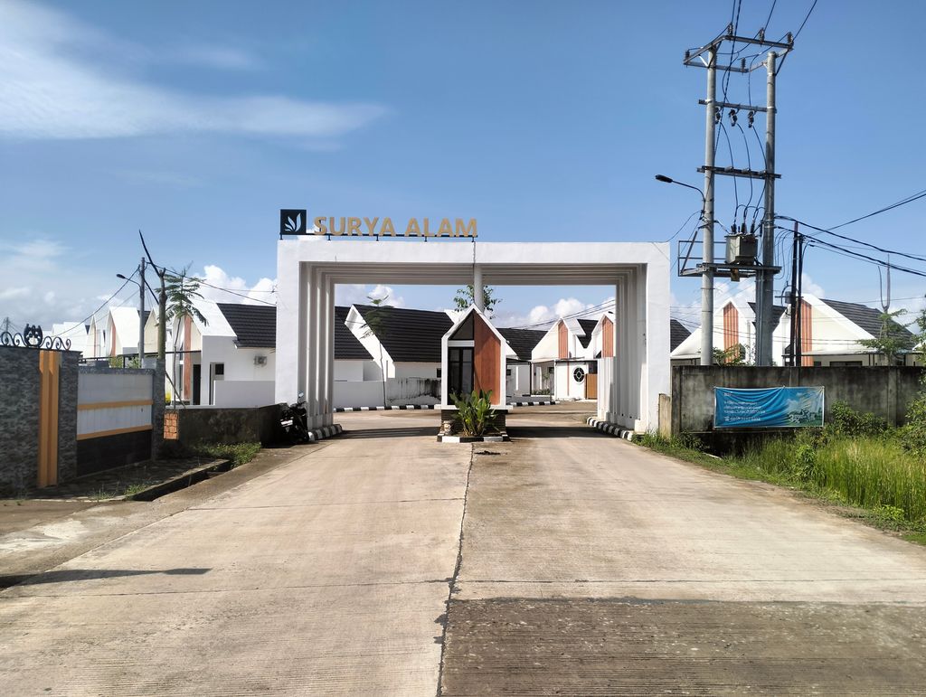foto gerbang perumahan SURYA ALAM 6 TAHAP 4