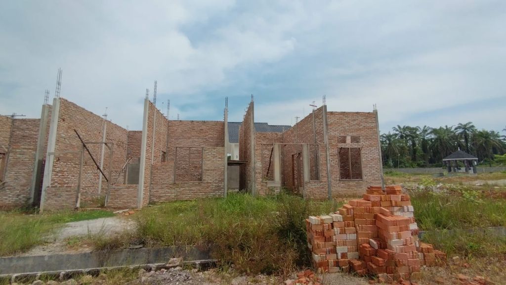 foto denah rumah tipe 46 perumahan HARMONI REGENCY