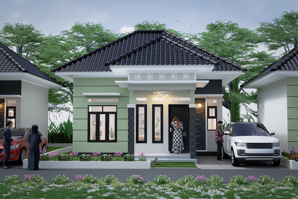 foto tampak rumah tipe subsidi 36 perumahan GRIYA EDI PENI 2