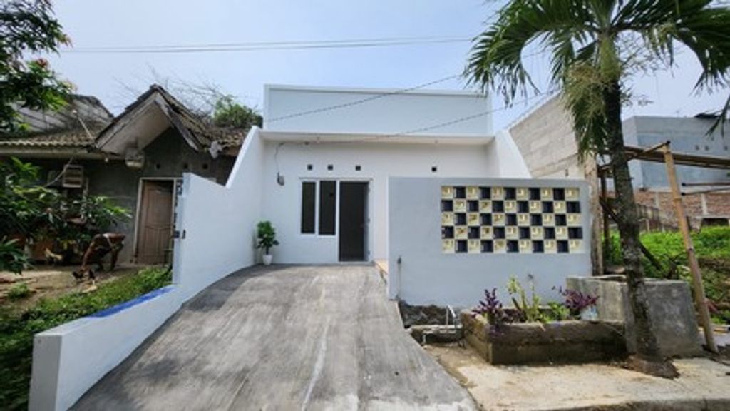 foto tampak rumah tipe 36 perumahan Bumi Kahuripan Indah