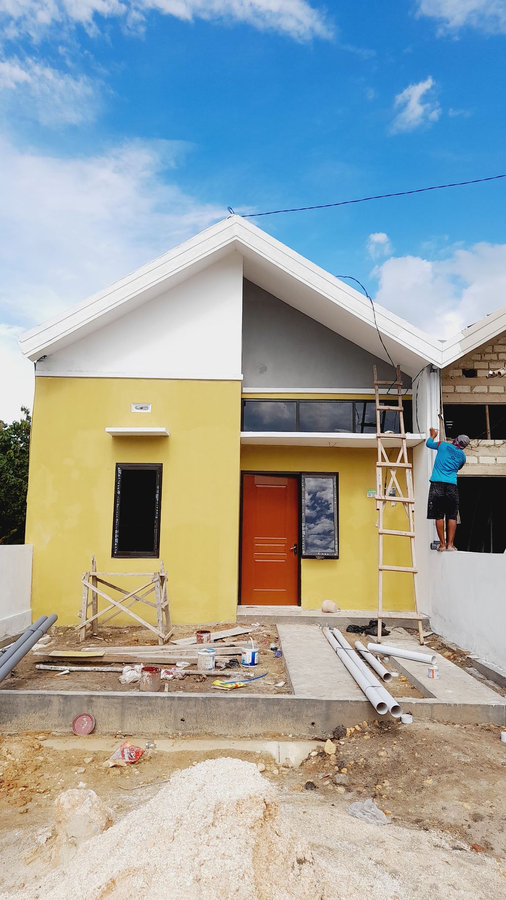 foto tampak rumah tipe 36/72 EXCLUSIVE A perumahan JATIROGO INDAH PERMAI