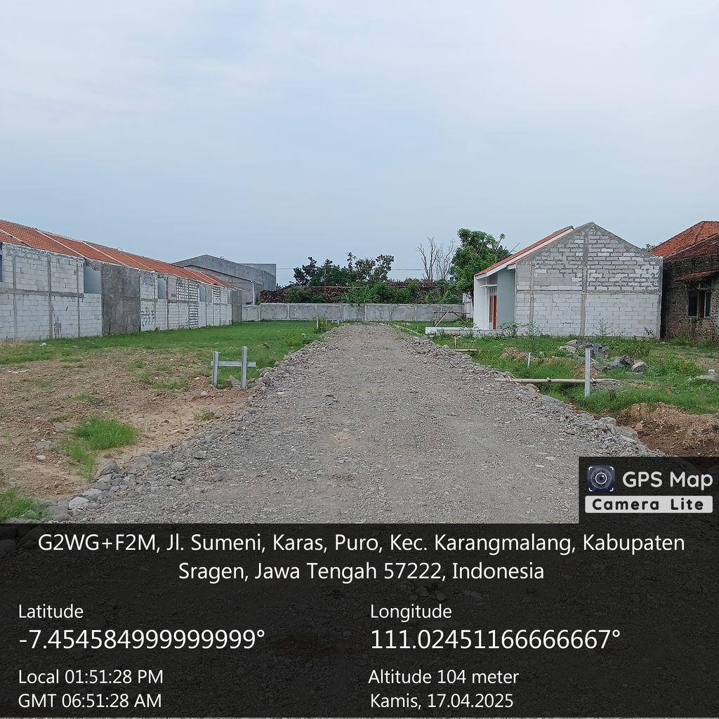 foto posisi tengah perumahan TEDUH PESONA