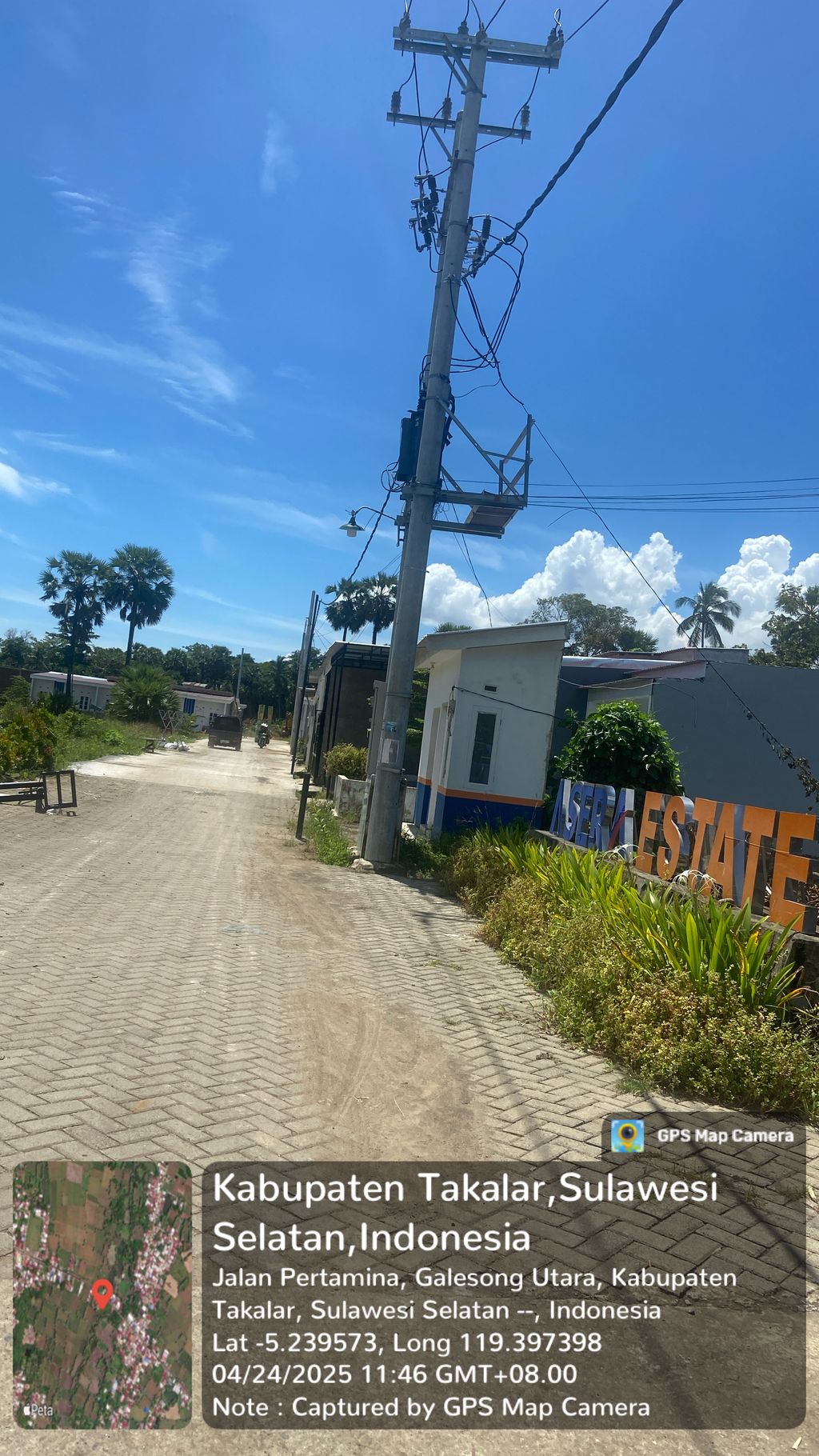 foto gerbang perumahan ASERA ESTATE TAHAP II