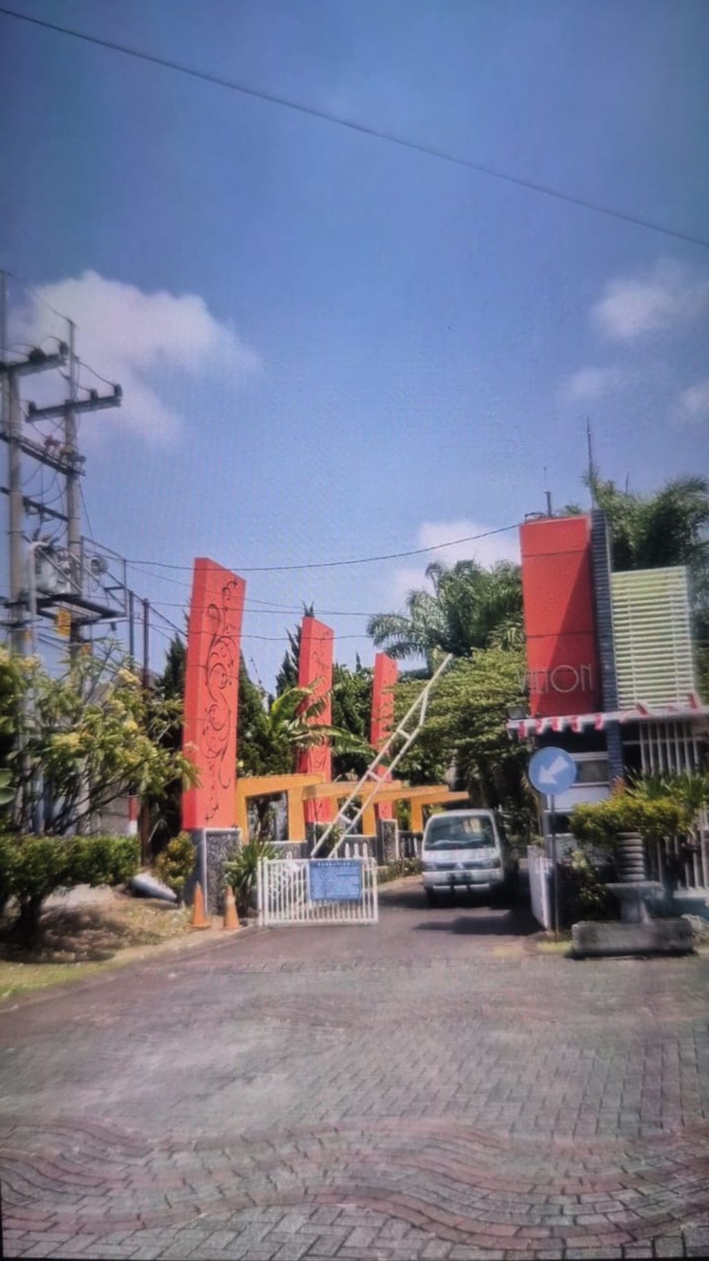 foto posisi tengah perumahan Green Pavilion
