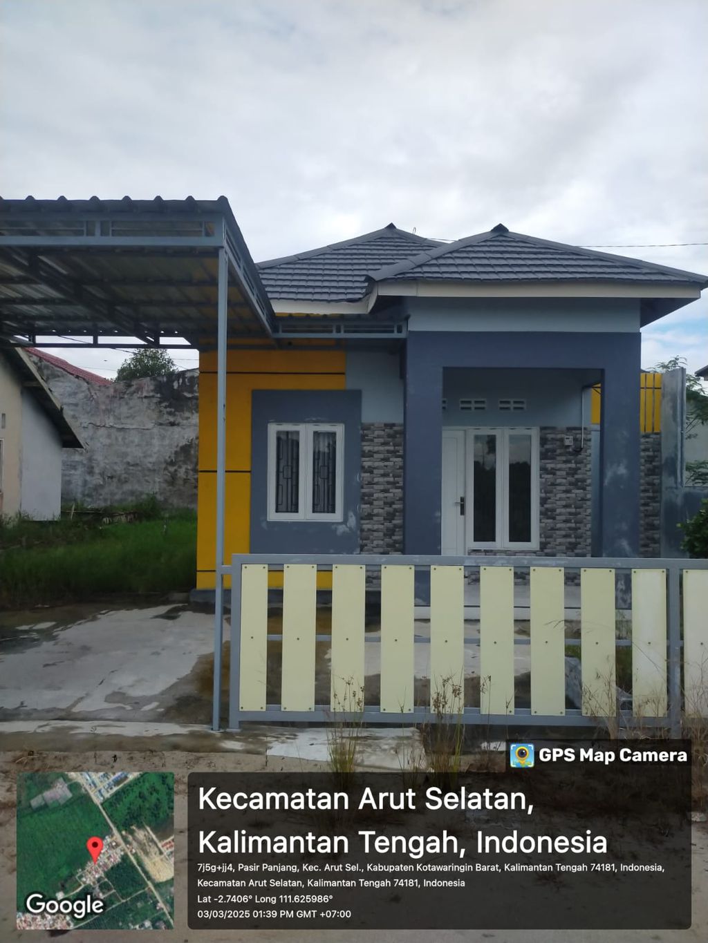 foto tampak rumah tipe 36 (2025) perumahan KPR CINTA DAMAI 