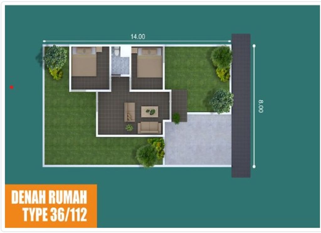 foto denah rumah tipe 182 perumahan BUKIT SAMPURAGA BARU 2