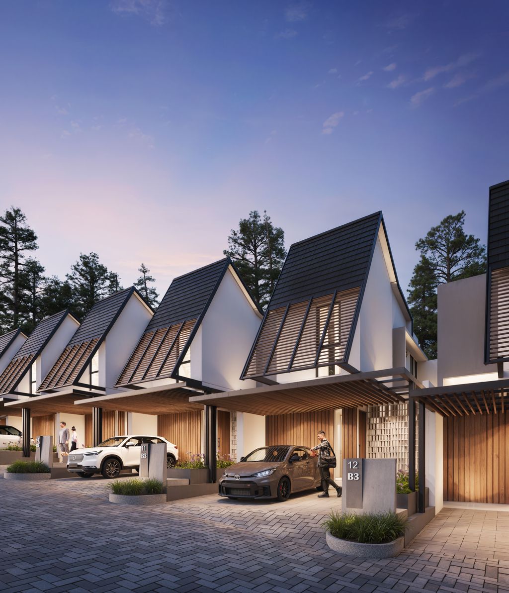 foto tampak rumah tipe 57 MAHONI perumahan CENDANA RESIDENCE 2