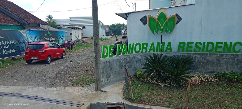 foto gerbang perumahan DE PANORAMA RESIDENCE Tahap 2