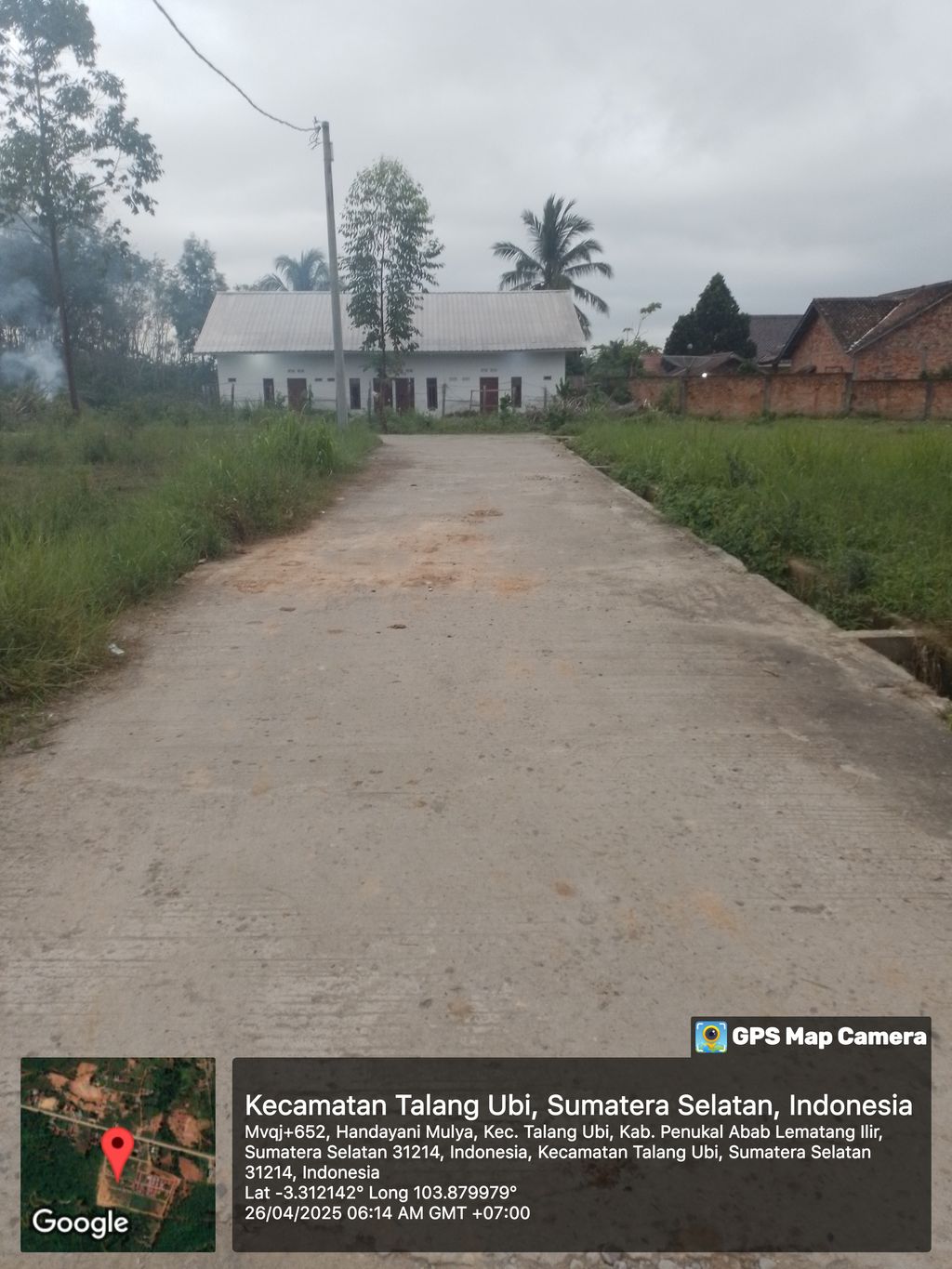 foto posisi tengah perumahan Alam Pendopo