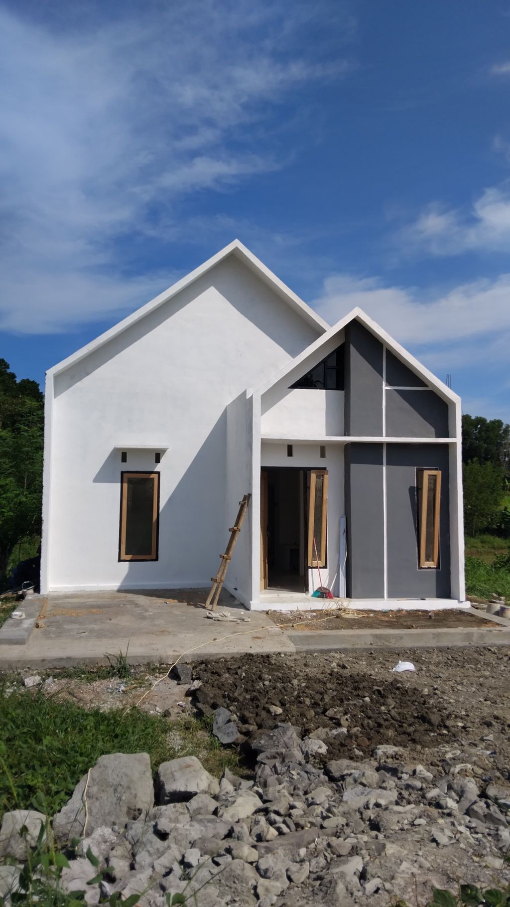 foto tampak rumah tipe 36/60 perumahan Green Mangrove Residence