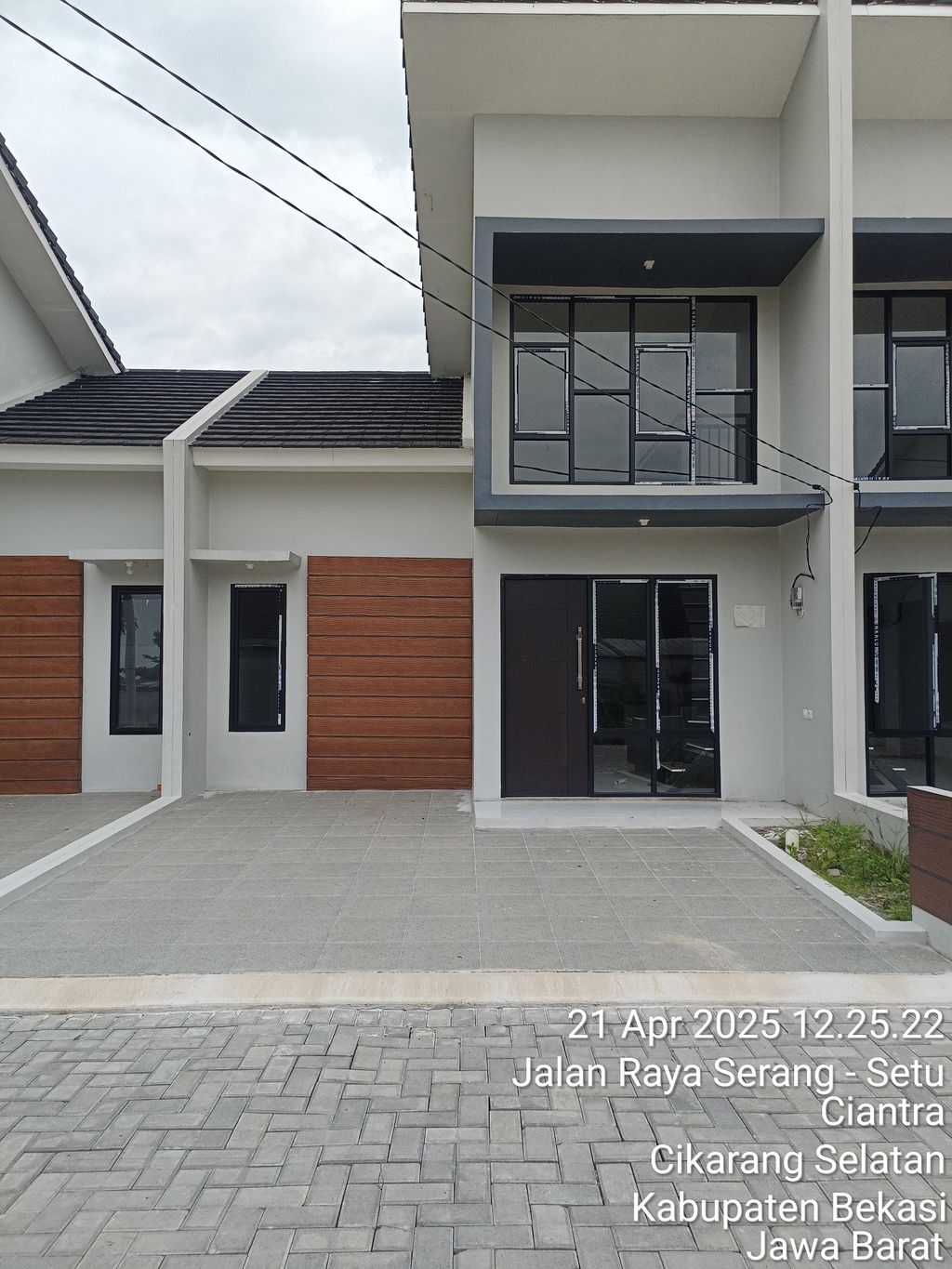 foto tampak rumah tipe ALDERA 40 perumahan ALDERA RESIDENCE