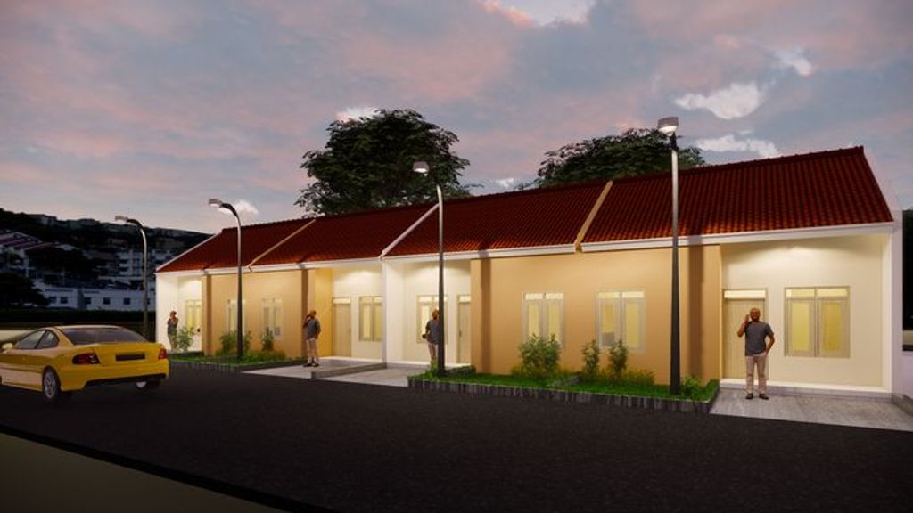 foto tampak rumah tipe Subsidi 36/60 perumahan PRIMA REGENCY