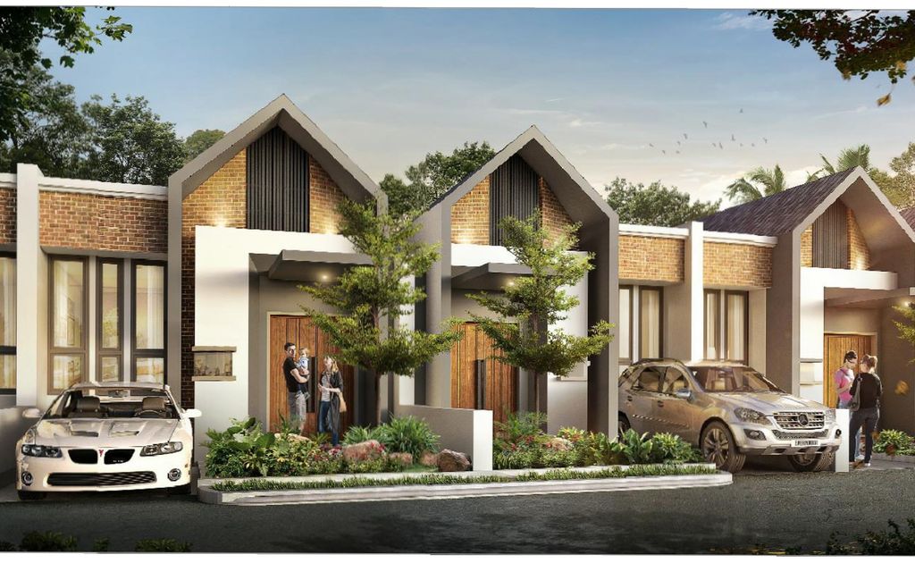 foto tampak rumah tipe T. 50 / 84 perumahan Perumahan AUSTINVILLE Tahap III
