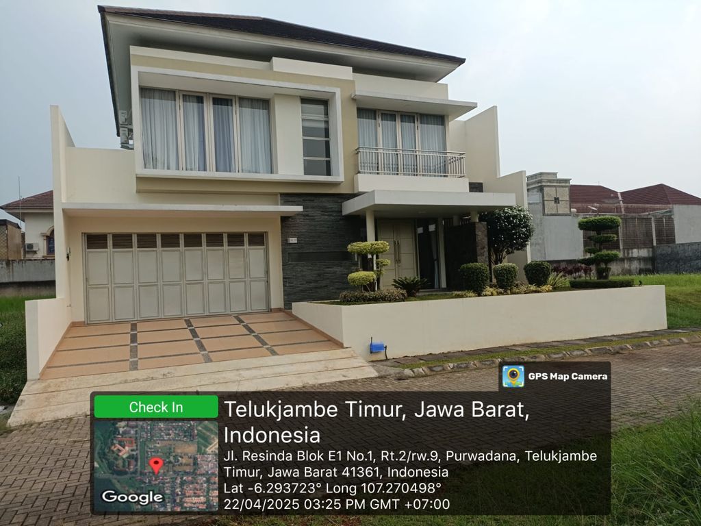 foto denah rumah tipe Central Park perumahan Perumahan Resinda Karawang