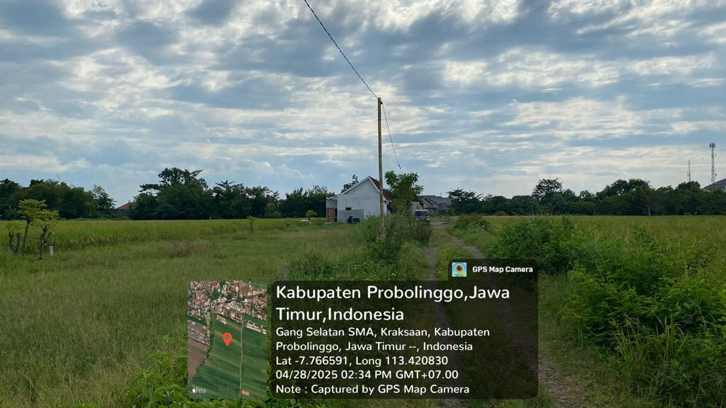 foto posisi tengah perumahan PERUM PURI MUTIARA SIDOMUKTI