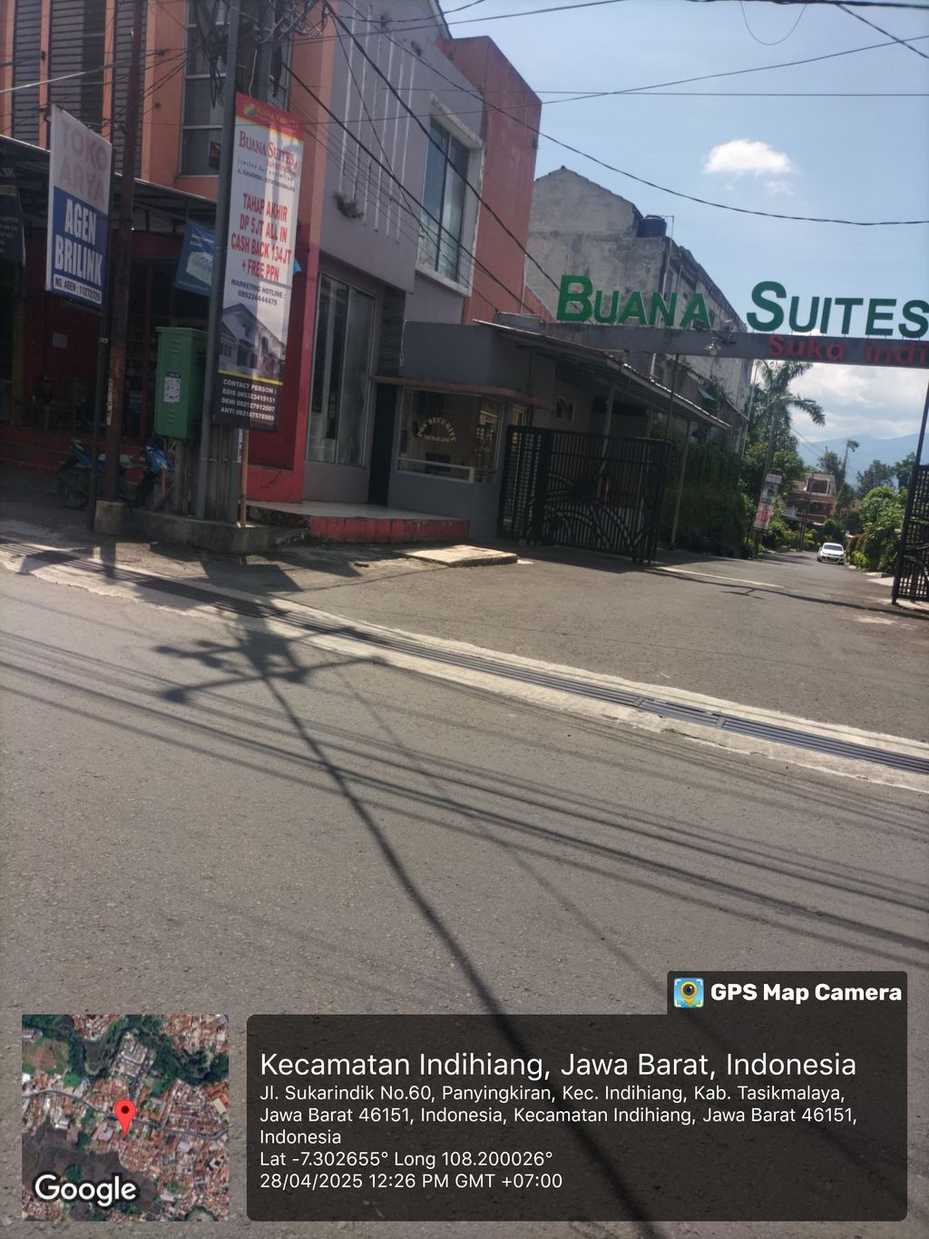 foto gerbang perumahan BUANA SUITE SUKARINDIK
