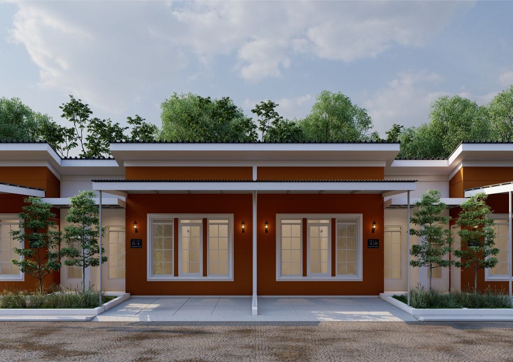 foto tampak rumah tipe 36/72 perumahan GRIYA ESPREZZA CITY Tahap 1