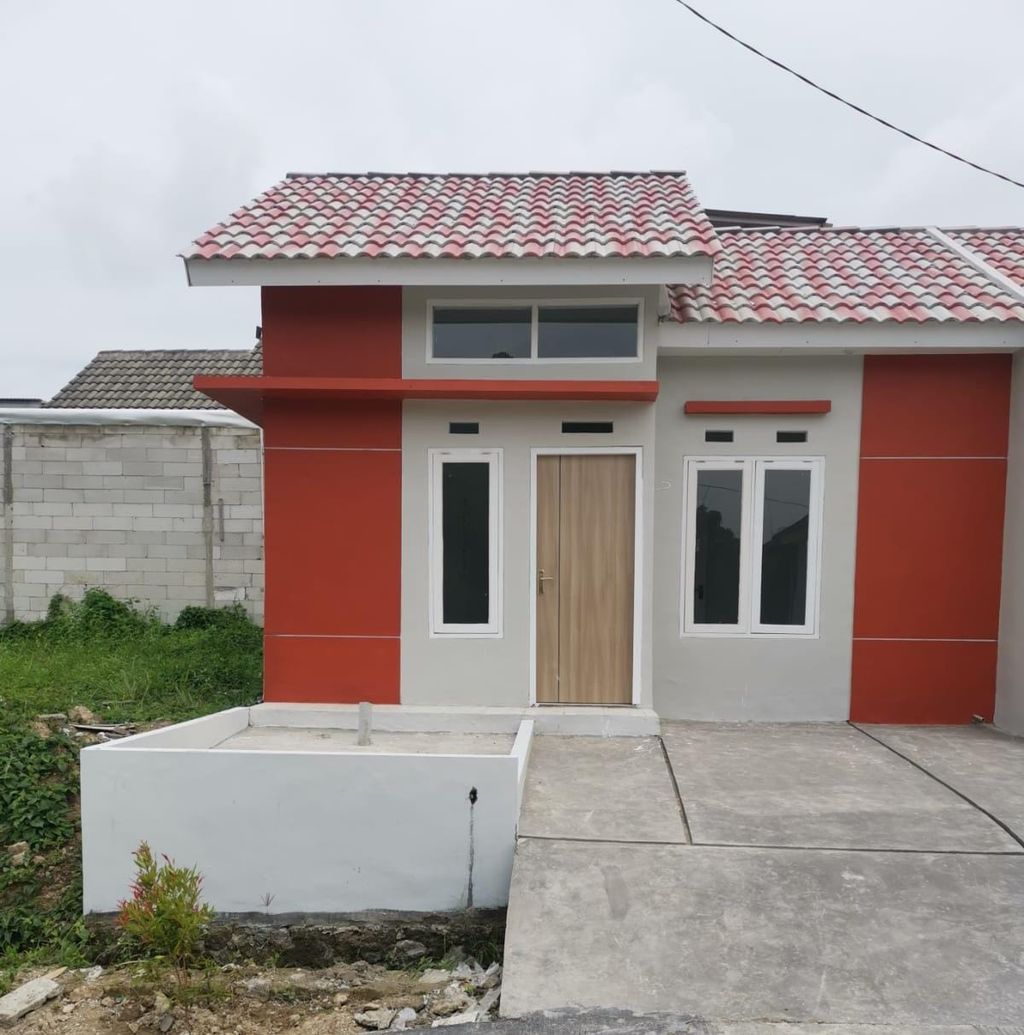 foto tampak rumah tipe lily ( 290.000.000 ) perumahan KIARA GARDEN 2 (TAHAP 4)