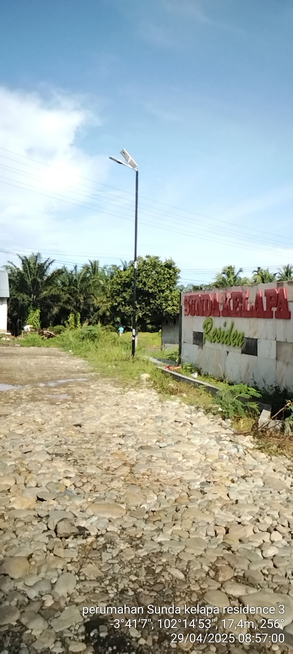 foto gerbang perumahan SUNDA KELAPA RESIDEN 3