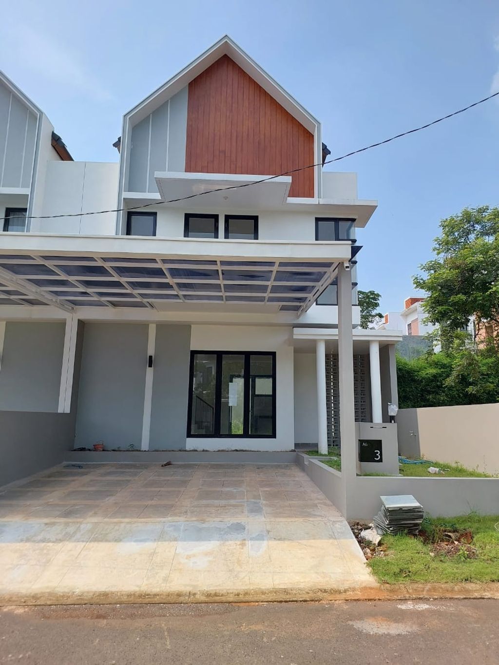 foto tampak rumah tipe NARADA KP A06/03 perumahan KEDATON PARK TAHAP 3B