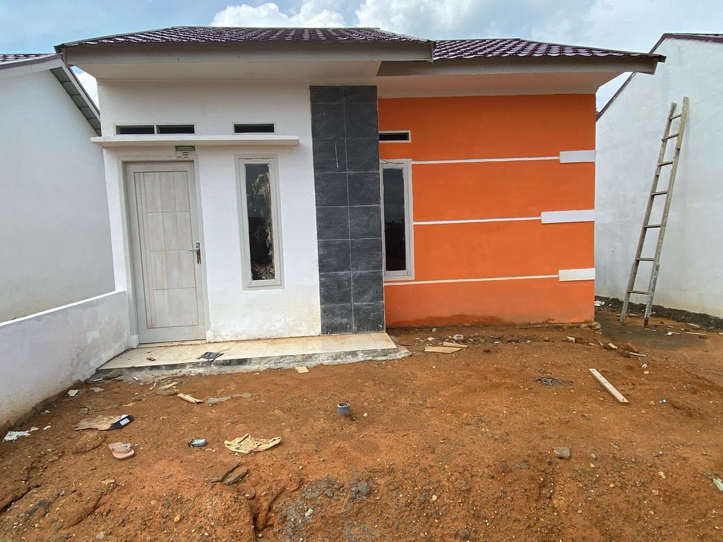foto tampak rumah tipe 36 perumahan SUNDA KELAPA RESIDEN 3