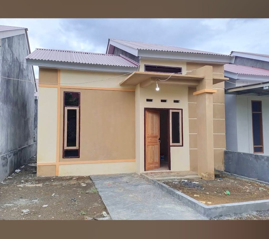 foto tampak rumah tipe 36A perumahan Graha Permata Gosoma