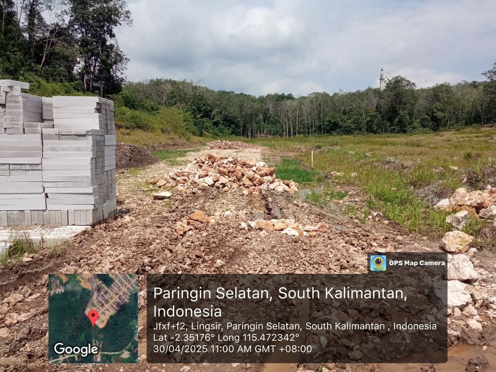 foto posisi tengah perumahan BALAI PANGERAN RESIDENCE BALANGAN TAHAP 3