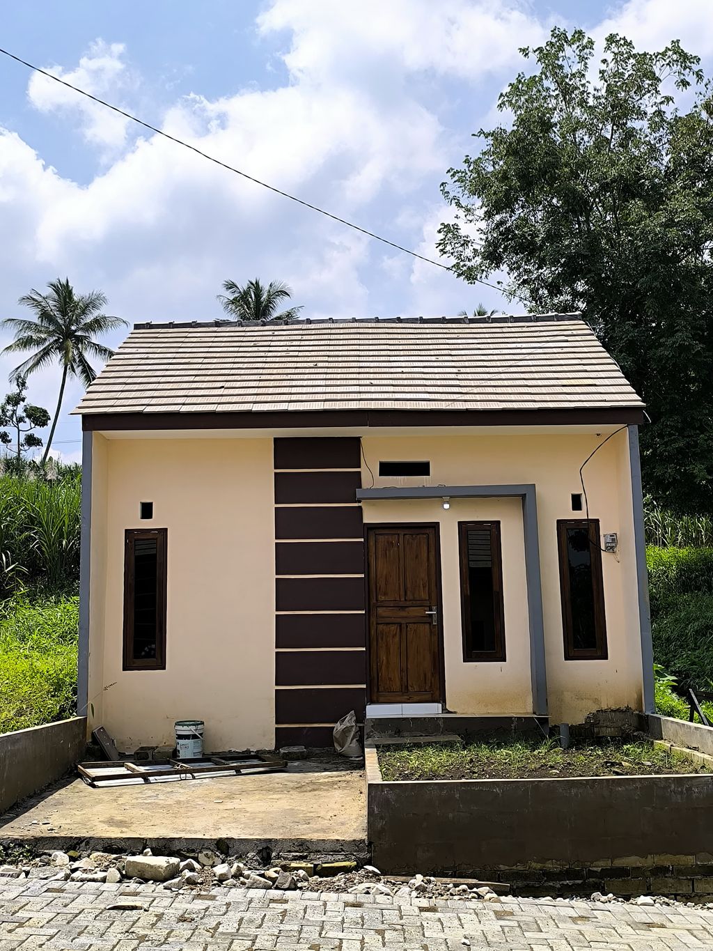 foto tampak rumah tipe Griya Indah Nusantara perumahan PERUMAHAN GRIYA INDAH NUSANTARA
