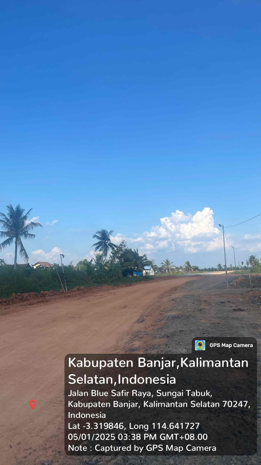 foto posisi tengah perumahan Centra Mahantas Land CGM
