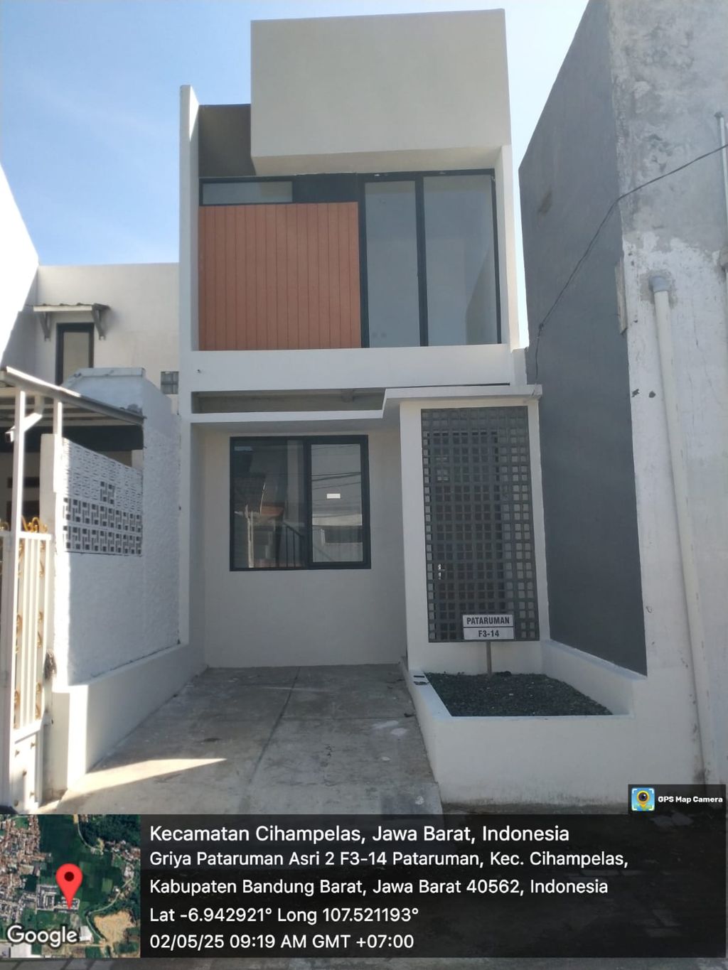 foto tampak rumah tipe 40 Compact (2 kamar) (411) perumahan Griya Pataruman Asri 2