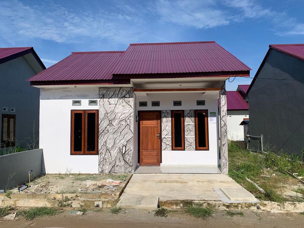 foto tampak rumah tipe 36 perumahan AS REGENCY 2