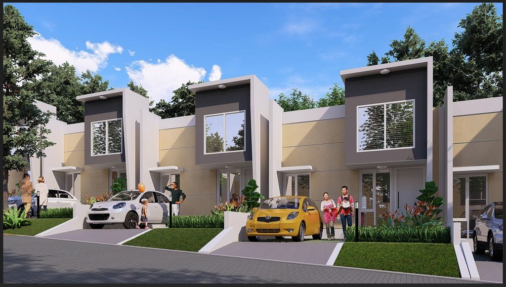 foto tampak rumah tipe 38 perumahan CLUSTER SIRANDA VIEW