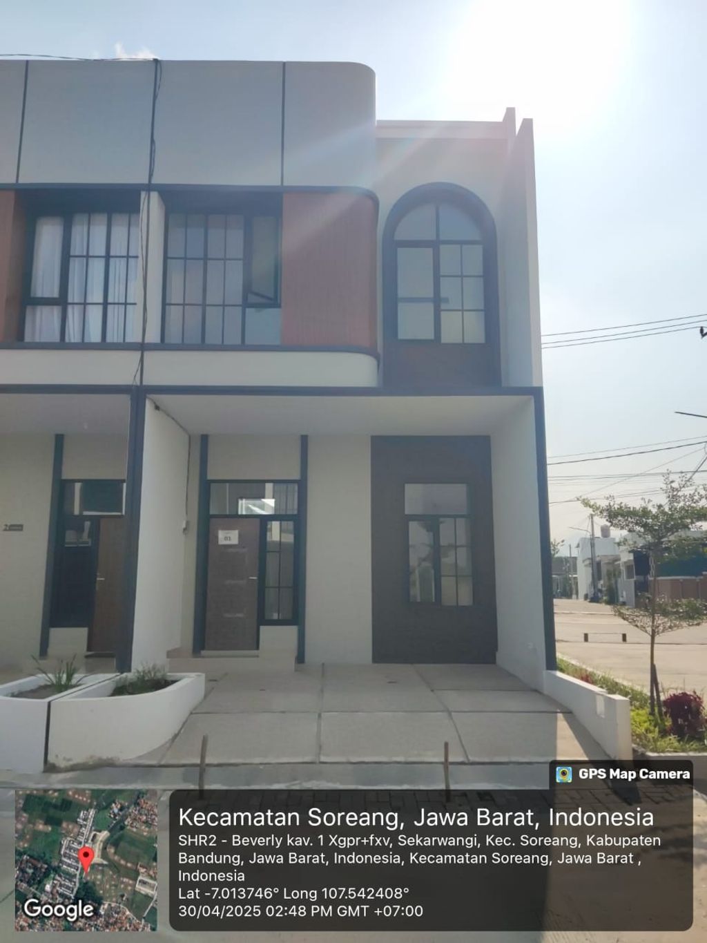 foto tampak rumah tipe 38 Compact (2 kamar) (495) perumahan Cluster Beverly