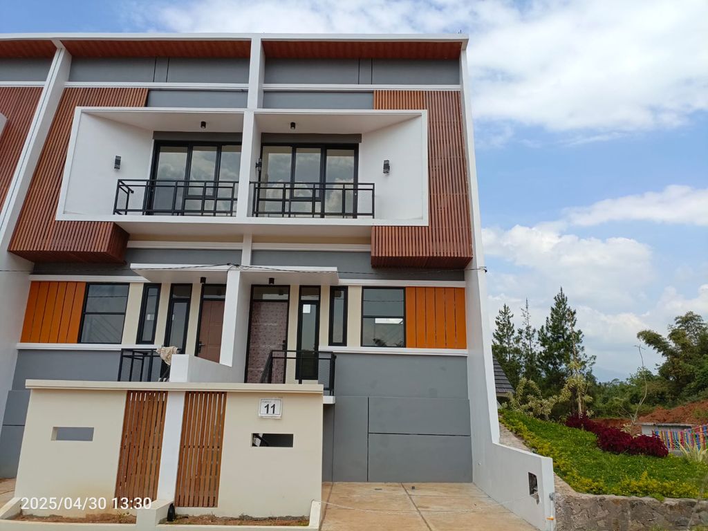 foto tampak rumah tipe 50 Compact (3 kamar) (422) perumahan Bukit Sukanagara Resort