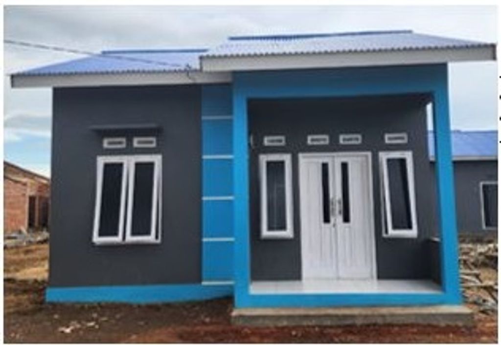 foto tampak rumah tipe 36 perumahan Griya farras resident